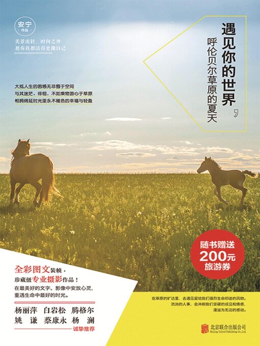 Title details for 遇见你的世界：呼伦贝尔草原的夏天 by 安宁 - Available